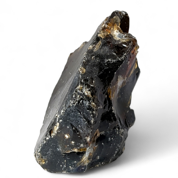 Rootbeer Translucent Art Glass Cullet Slag Glass #4XL81 - Picture 4 of 5